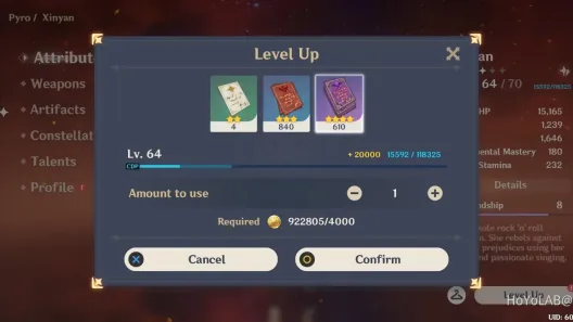 Farming Exp Book Genshin Impact