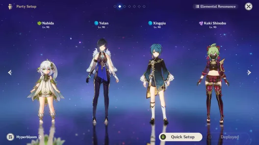 Rotasi Tim Hyperbloom Genshin Impact