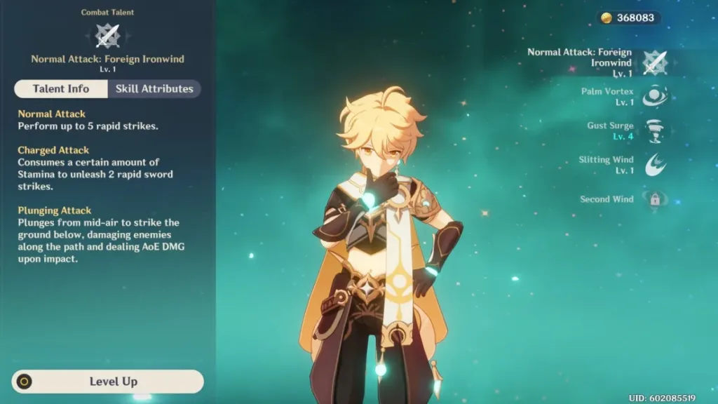 Talent Genshin Impact