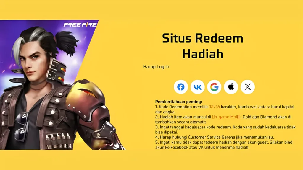 Kode Redeem Ff